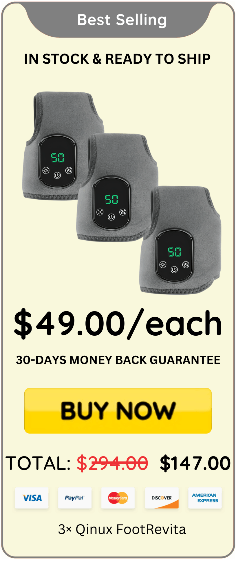 Qinux FootRevita offer price 