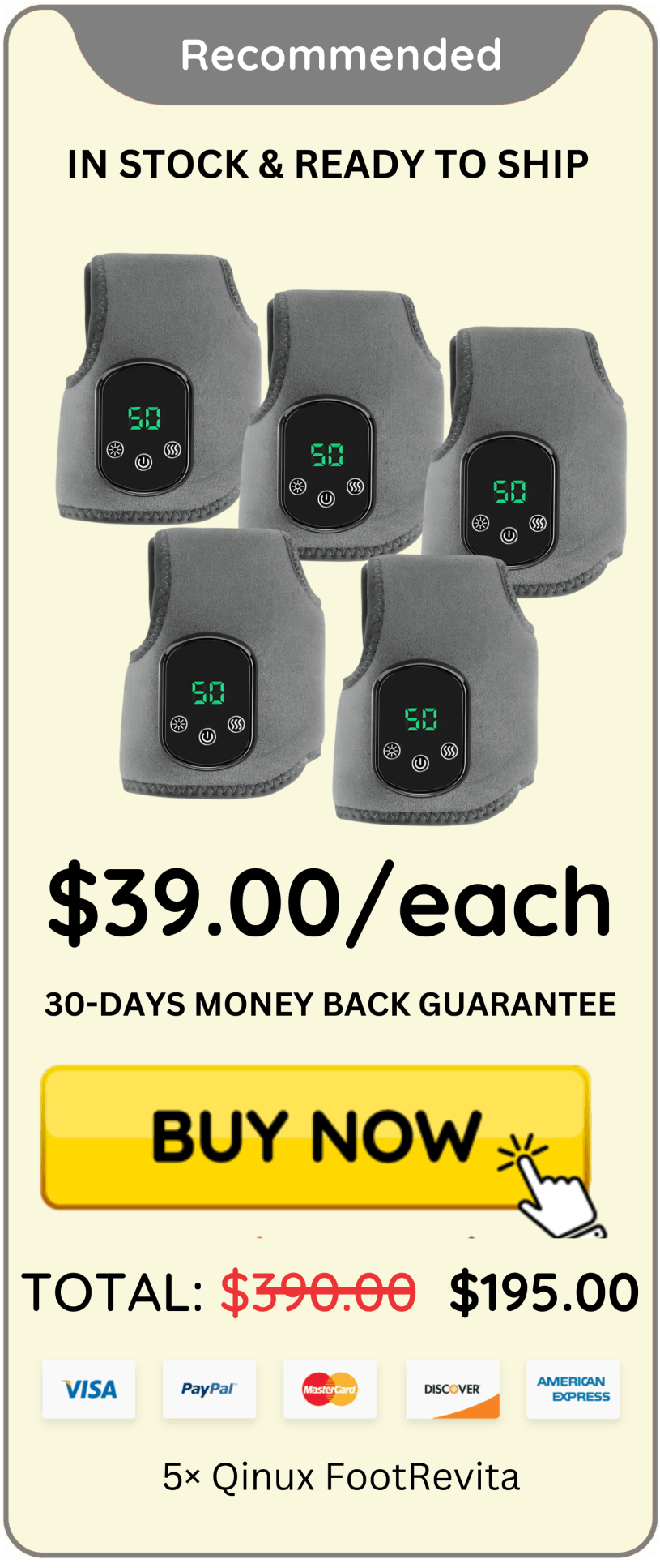 Qinux FootRevita offer package price 